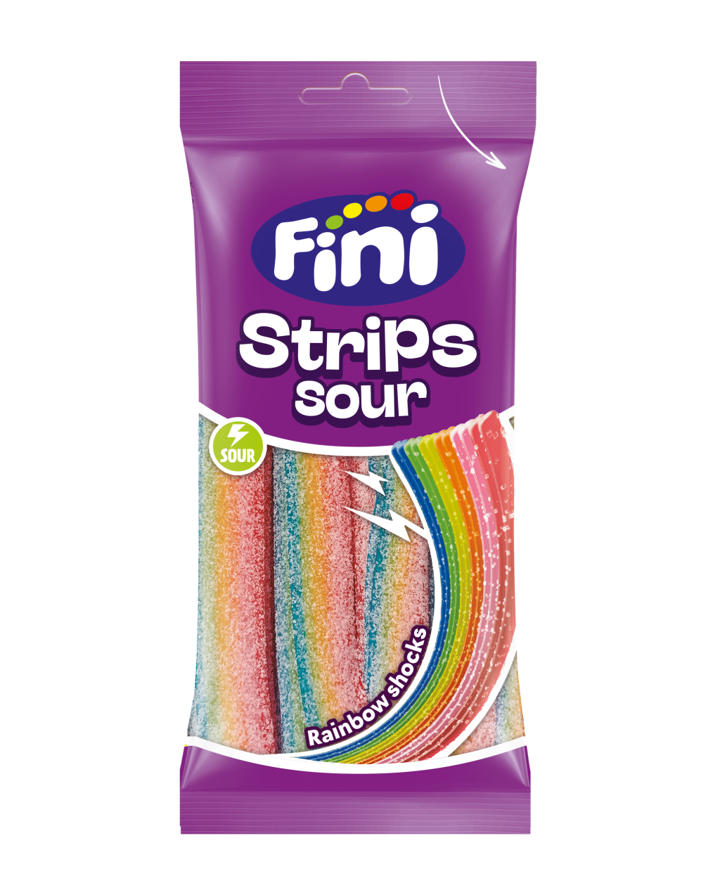 Fini - Sour Rainbow Strips 90gr