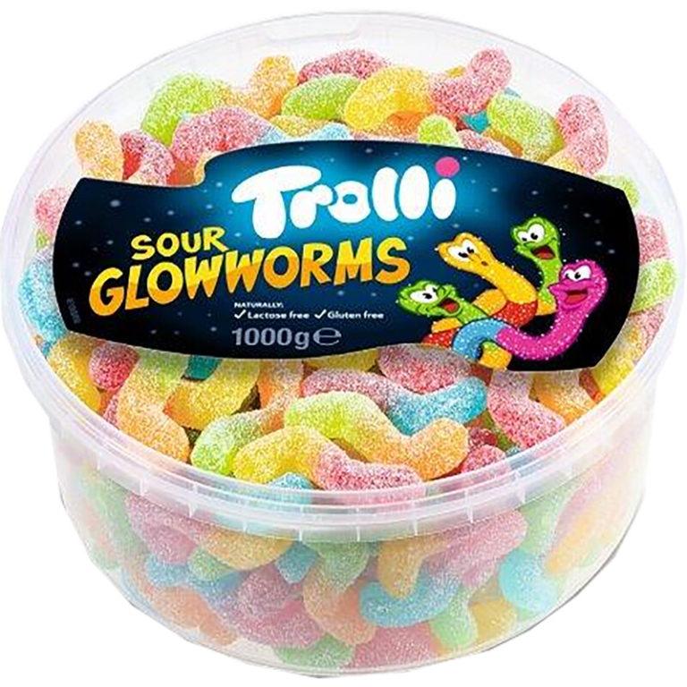Trolli Tub 1kg Gloeiworm