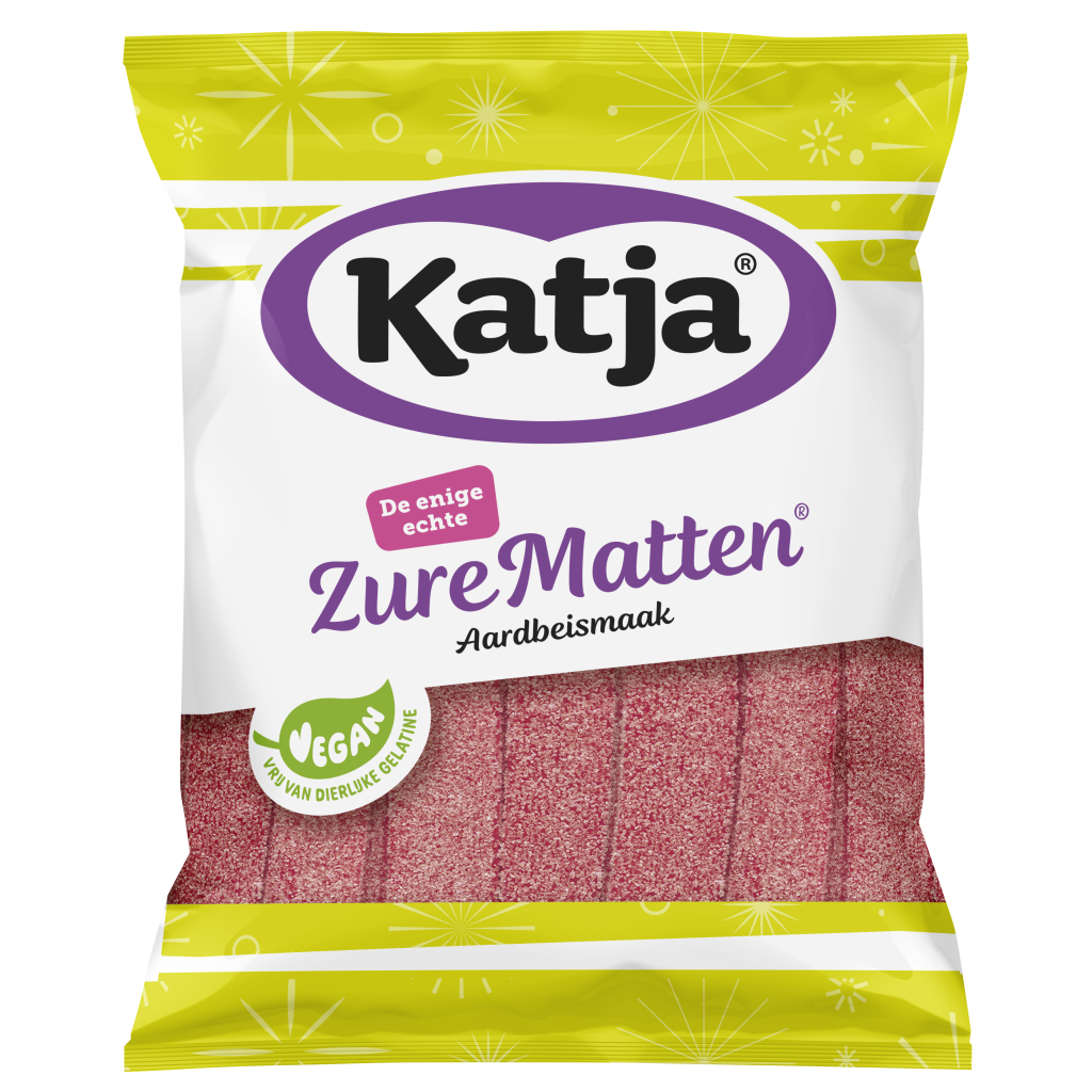 Zure Matten Aardbei 125 gr