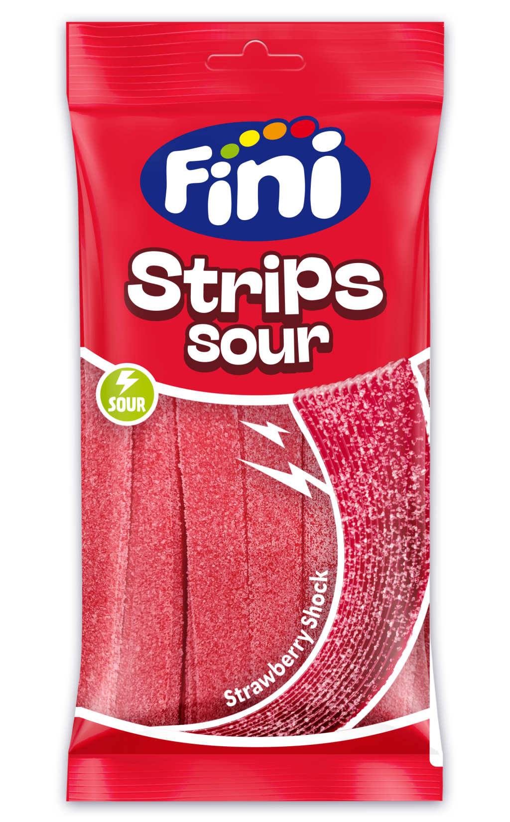 Fini - Sour Strawberry Strips 90gr