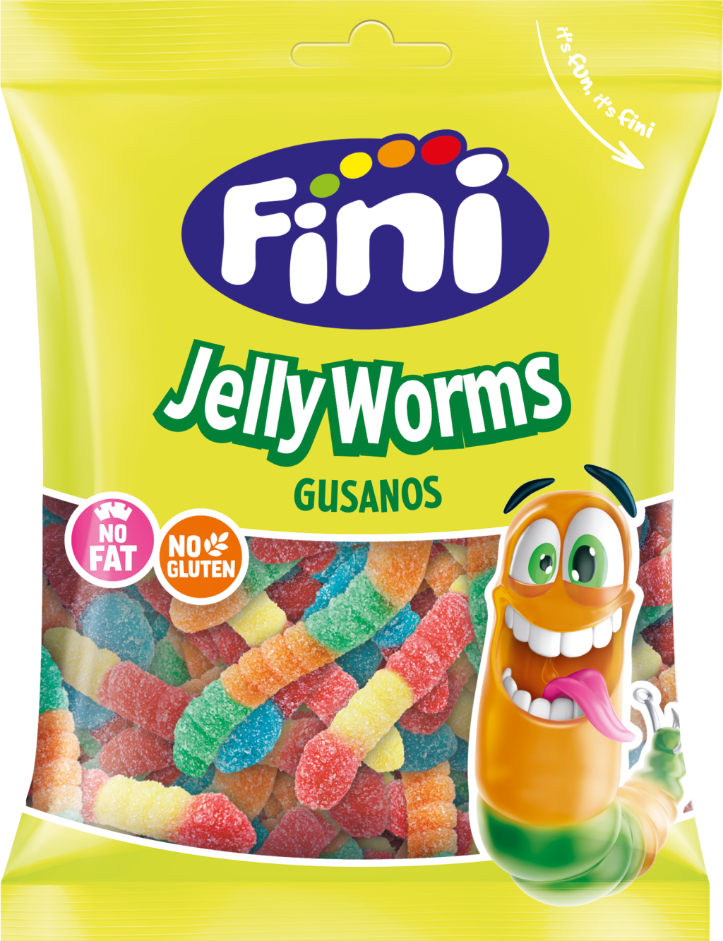 Fini - Sour Jelly Worms 90gr