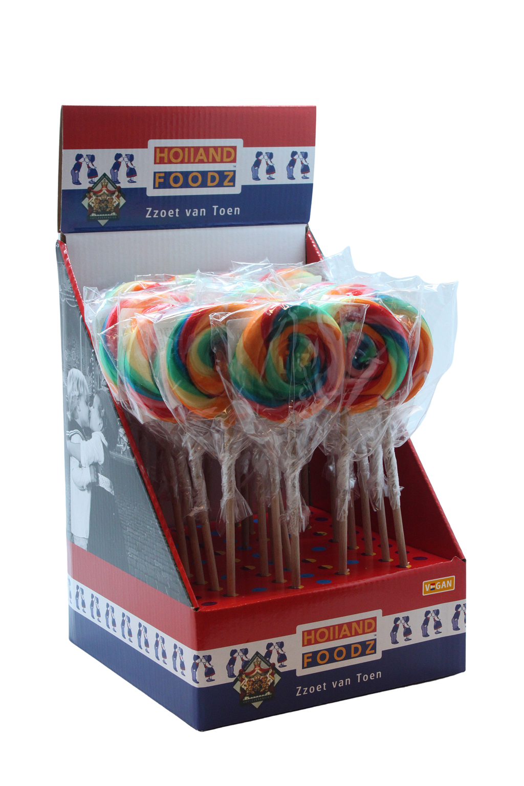 De Oosterhoutse Spiraal Lolly Regenboog